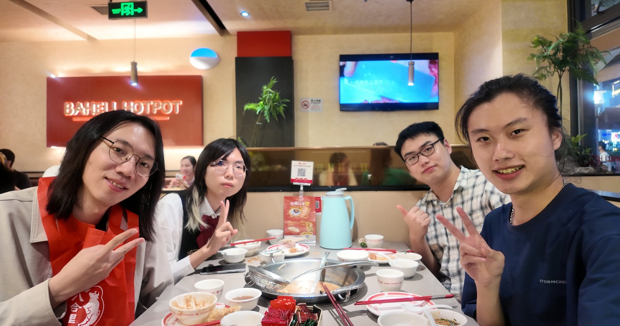 A group photo with the PocketJS developers
