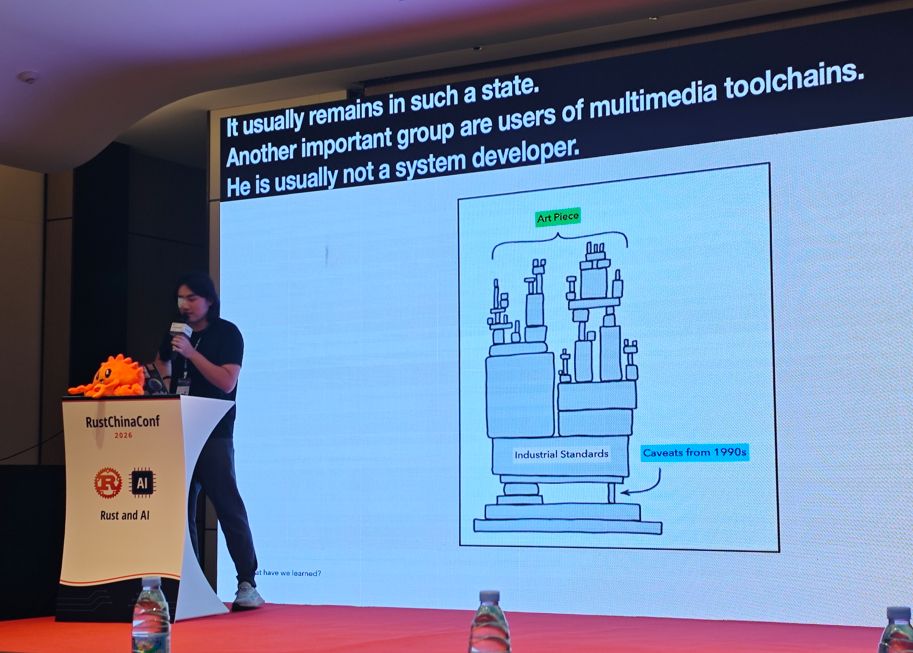 Delton giving his talk